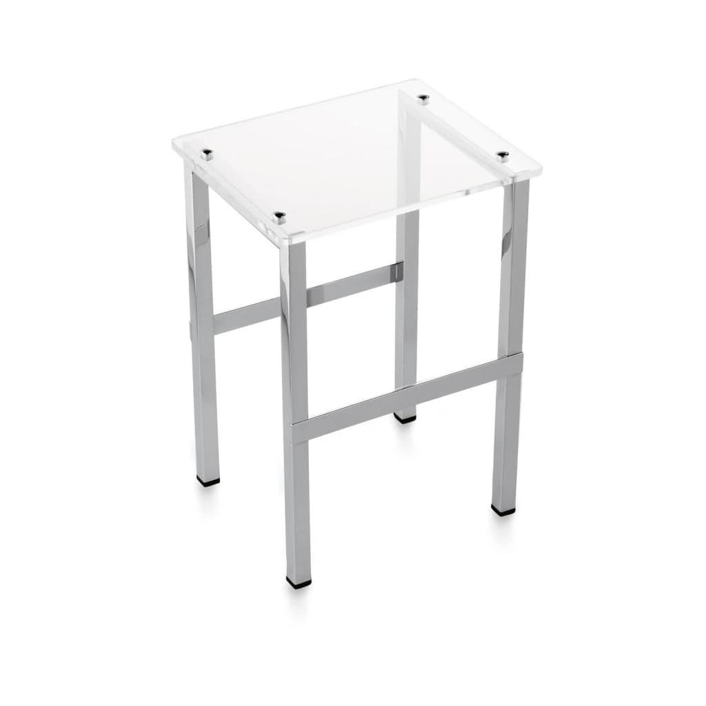 Beltrán Taburete de baño cuadrado 1 unidad