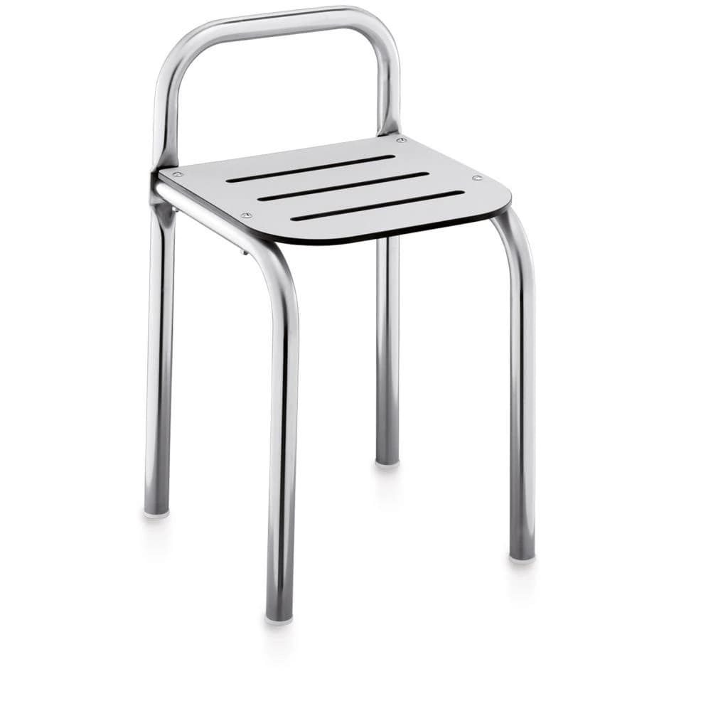 Beltrán Taburete de baño con respaldo de tubo