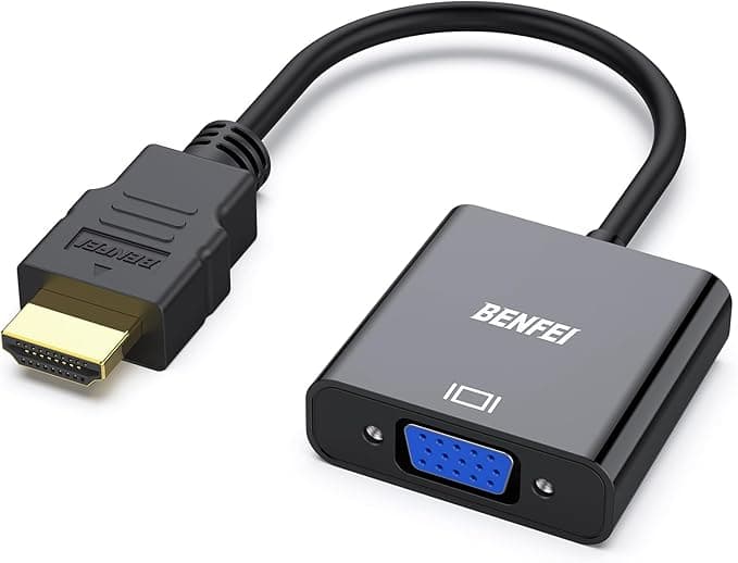 BENFEI Adaptador HDMI a VGA 1080P para PC y TV 🎮