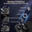 Thumbnail 2 de BERSEM ✨ Protector de Lente Cámara para iPhone 15 Pro Max y Pro