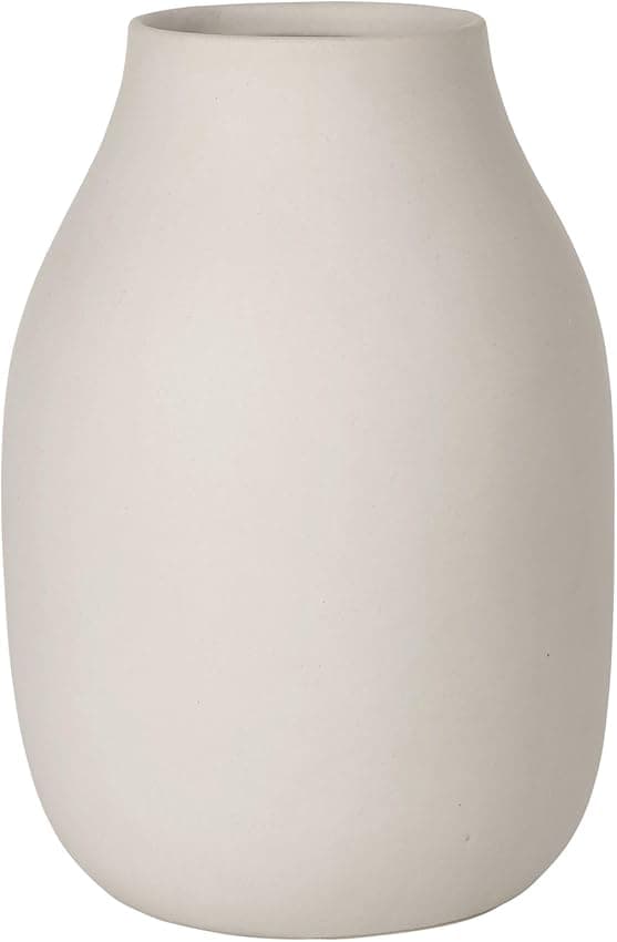 blomus COLORA Jarrón L de gres 20 x 14 x 14 cm 🏺