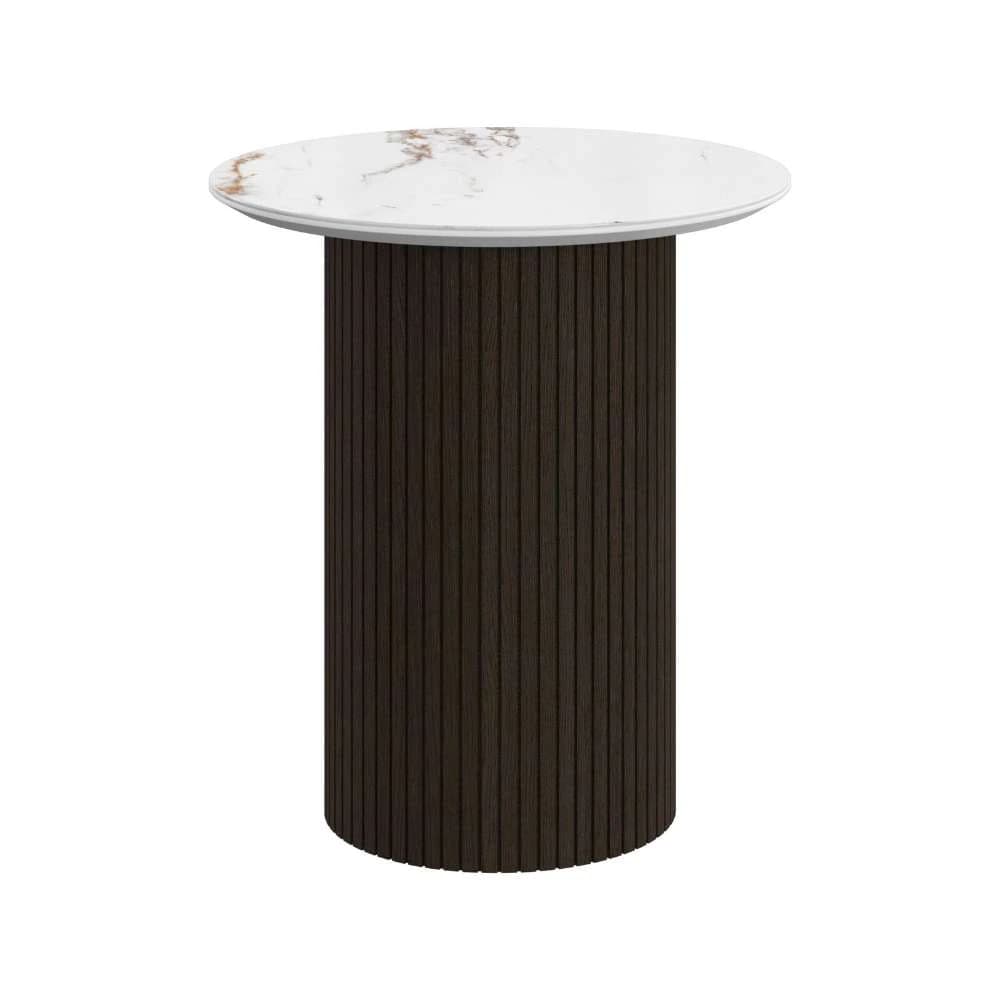 BoConcept Santiago mesa auxiliar redonda de roble 🪑