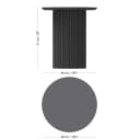 Thumbnail 3 de BoConcept Santiago mesa auxiliar redonda de roble 🪑