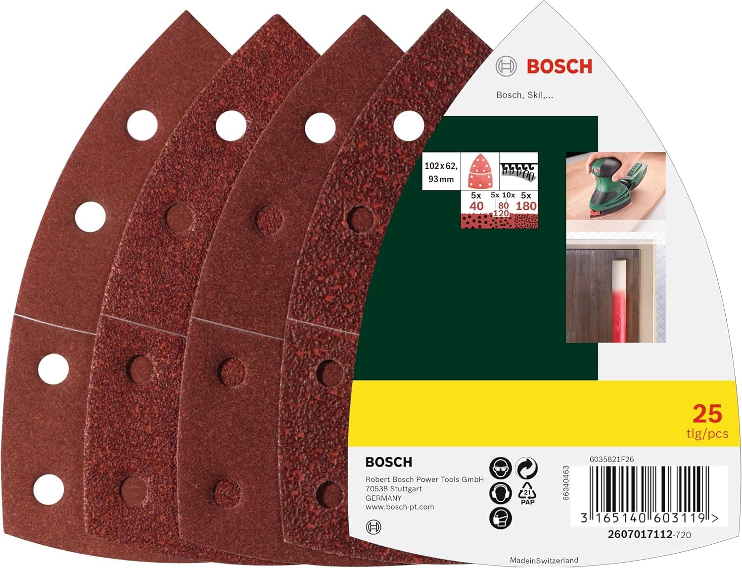 BOSCH 2607017112 Lámina para lijadora 🛠️