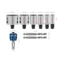 Thumbnail 2 de Bosch 9x Set sierra corona PRO Multi Material Ø 20–64mm