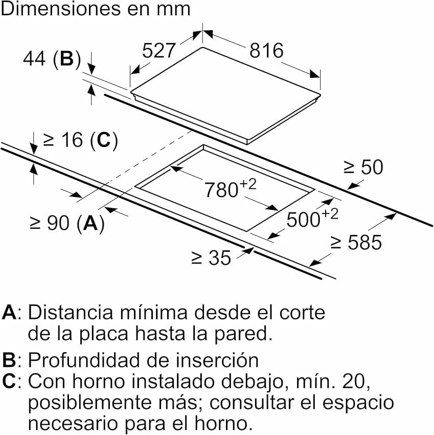 Bosch PKM875DP1D placa vitrocerámica 80 cm 🍳