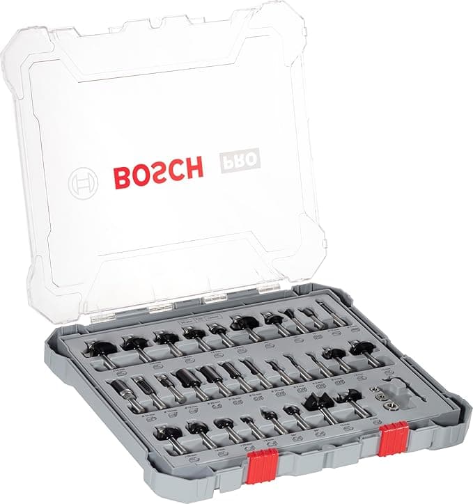 Bosch Professional Set de Brocas para Fresadora, 30 Piezas 🛠️
