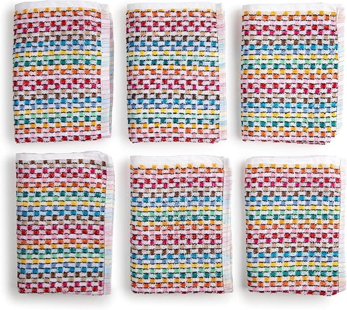 BOSKIMO Paños de Cocina Algodón Premium 🧽 Pack de 6