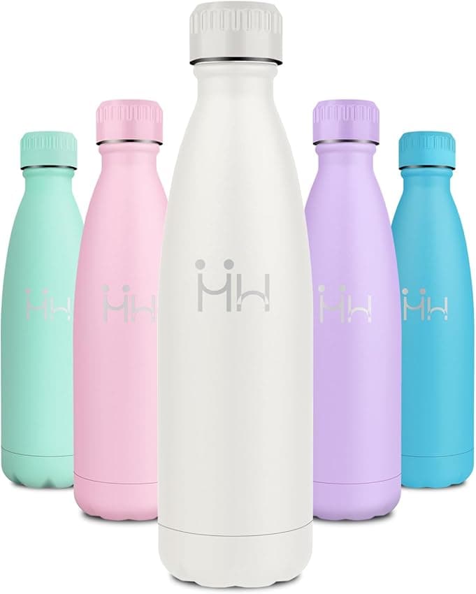 Botella Agua Acero Inoxidable 500ml — termo reutilizable sin BPA