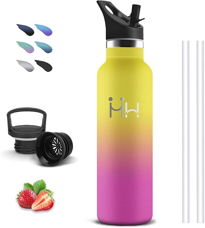 Botella Térmica Acero Inox 750ml 🥤 Aislante, Sin BPA, Fugas