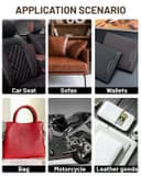 Thumbnail 5 de BOUYEER Cuero Adhesivo para Tapizar, Set Reparación, Café 🛋️