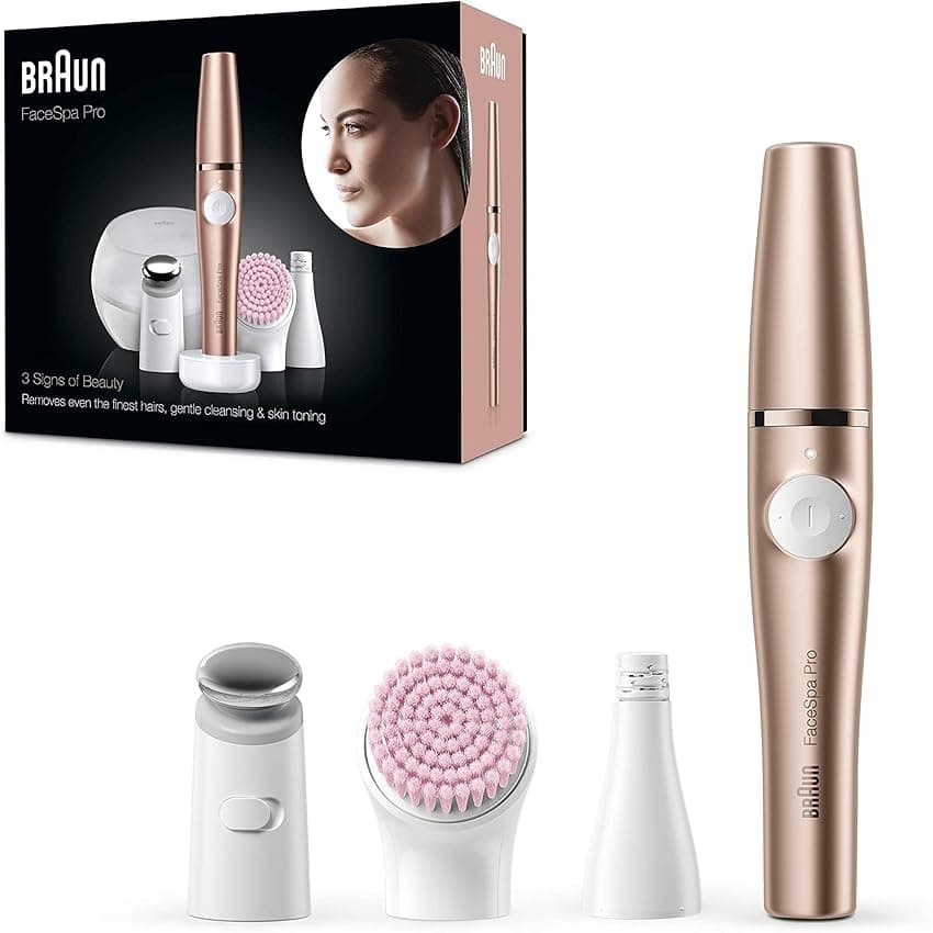 Imagen de Braun FaceSpa Pro 921: Depiladora Facial Inalámbrica y Limpieza ✨ en OfertitasTOP