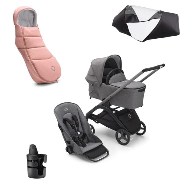 Bugaboo Dragonfly saco 1 unidad rosa atardecer