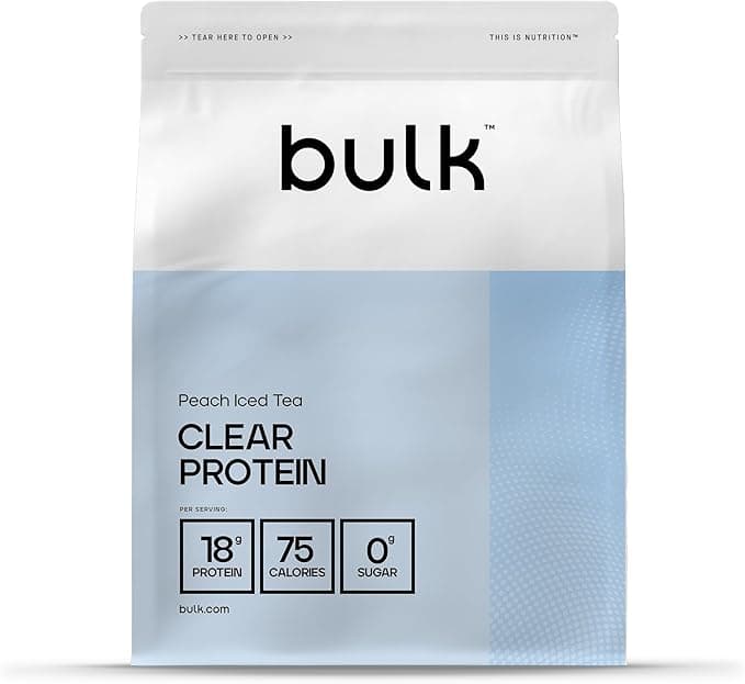 Bulk Clear Protein 🍑 - 400 g, 20 porciones, BCAA y más