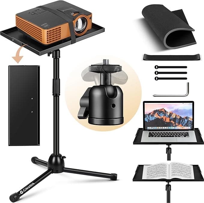 CAHAYA Soporte de Proyector de Suelo Ajustable 📽️
