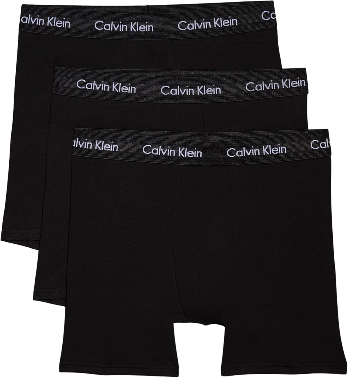 Calvin Klein Pack de 3 calzoncillos bóxer hombre talla L negro