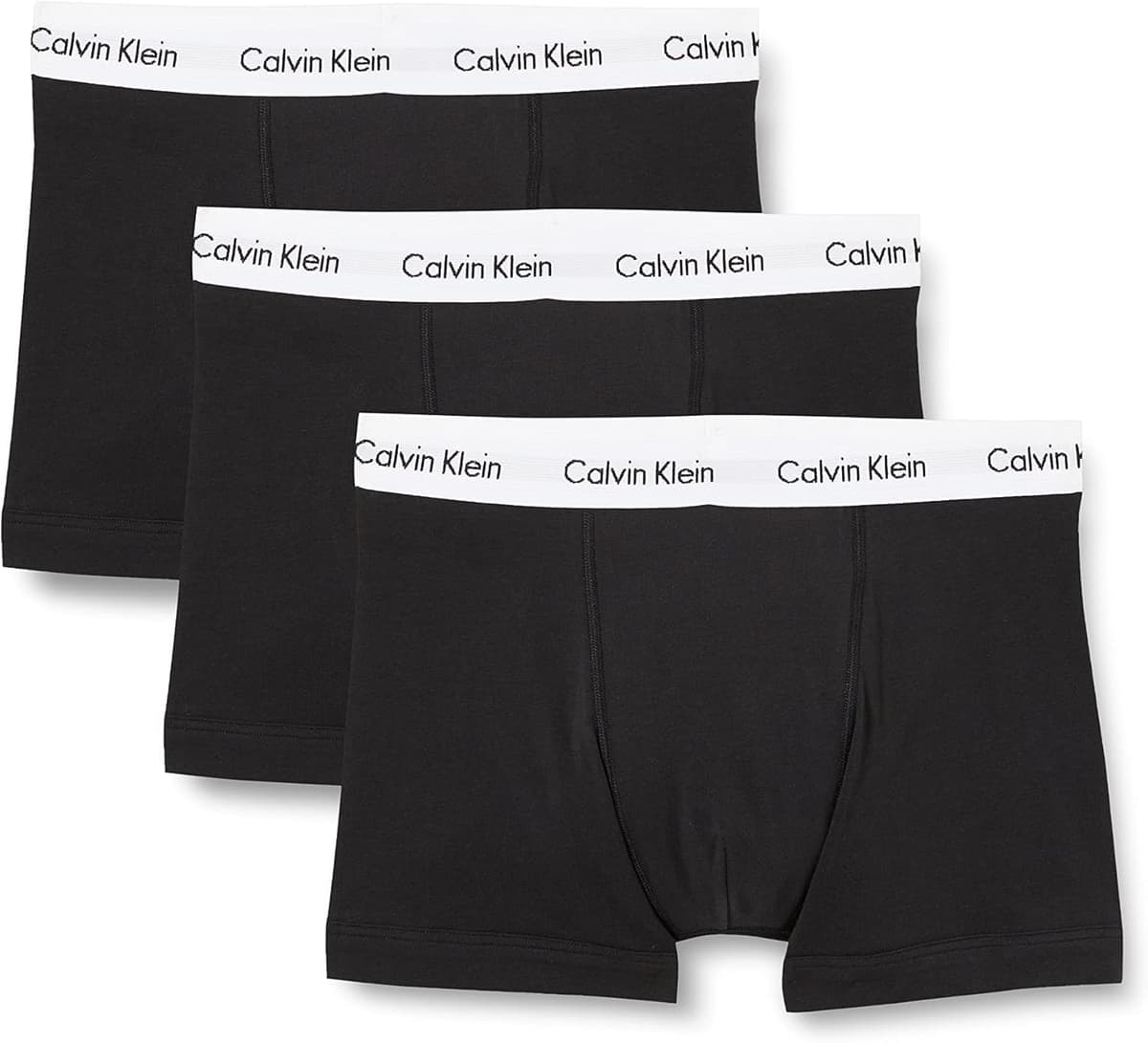 Calvin Klein Pack de 3 calzoncillos bóxer hombre talla M negro