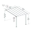 Thumbnail 5 de CANOPIA Olympia pérgola adosada 16 mm