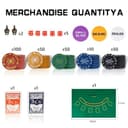 Thumbnail 1 de CCLIFE Juego de Poker Profesional con Maletín y Chips 🎲