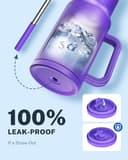 Thumbnail 2 de CCN Taza Térmica 1.2L con Pajita - Morado, Acero Inoxidable