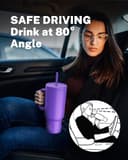 Thumbnail 3 de CCN Taza Térmica 1.2L con Pajita - Morado, Acero Inoxidable