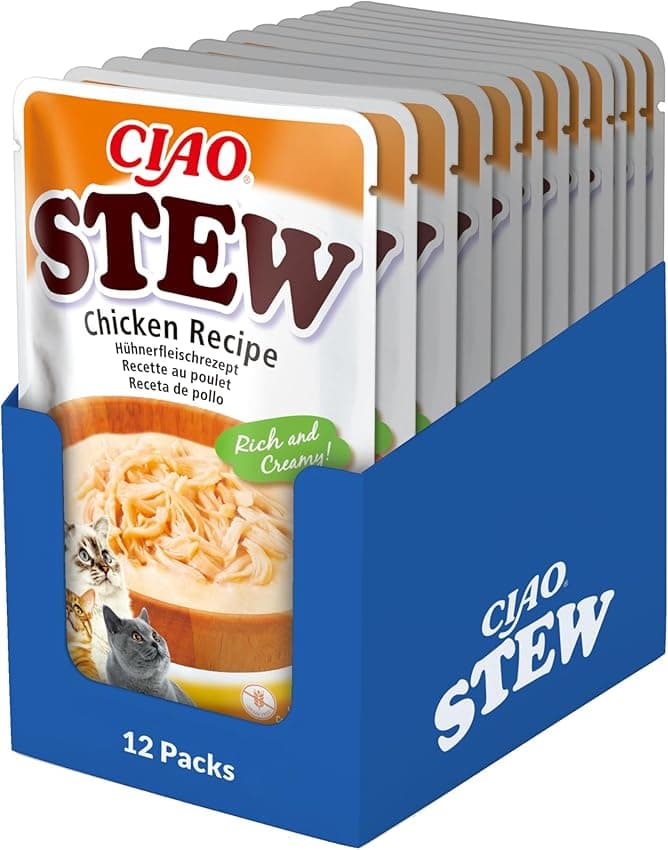 Imagen de CHURU Cat Chicken Stew ATUN 12x40 g 🐱 en OfertitasTOP
