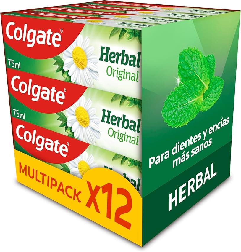 Colgate Herbal Pasta de Dientes 🌿 Pack 12x75ml