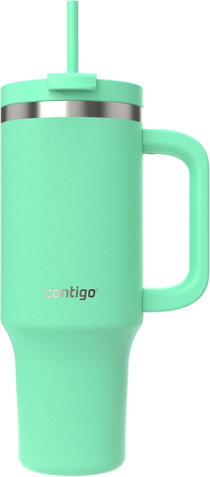 Contigo Botella Térmica 1200 ml con Asa y Pajita 🚶‍♀️