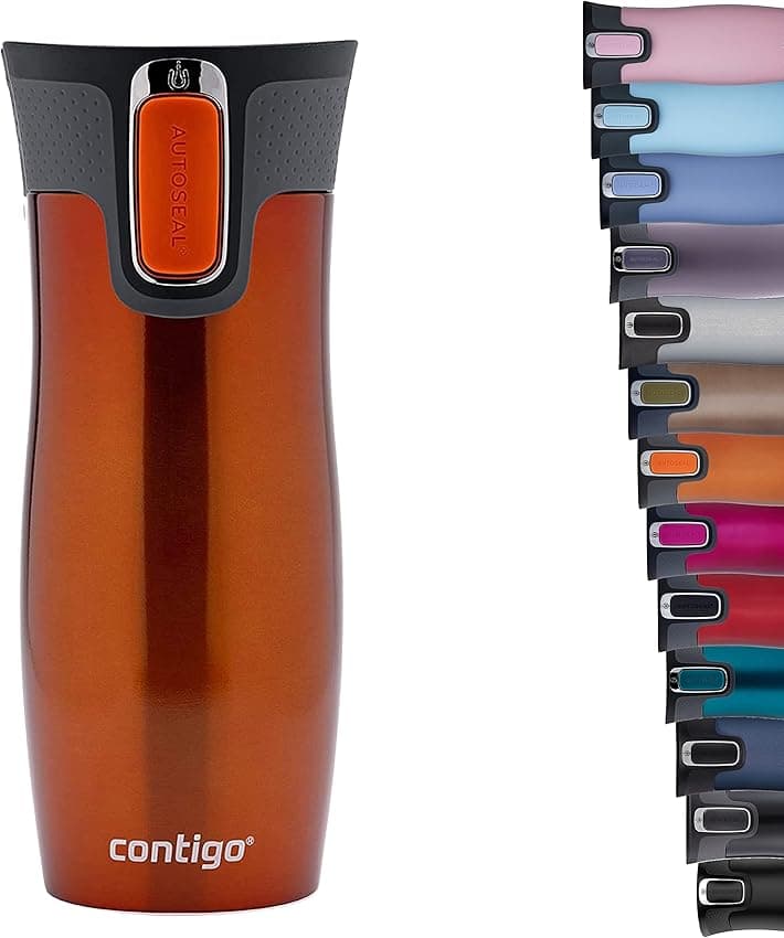 Contigo Westloop vaso tangerine 1 unidad 🥤