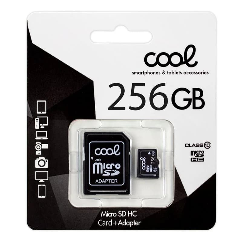 Imagen de Cool Tarjeta Micro SD 256 GB Clase 10 📷 en OfertitasTOP