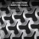 Thumbnail 2 de Corsair FRAME 4000D Semi Torre E-ATX cristal templado USB-C blanca 🖥️