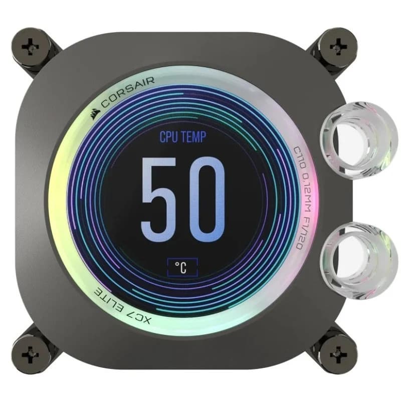 Imagen de Corsair iCUE XC7 RGB ELITE LCD Bloque de Agua para CPU 💻 en OfertitasTOP