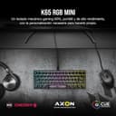 Thumbnail 1 de Corsair K65 RGB MINI Teclado mecánico 60% ⌨️
