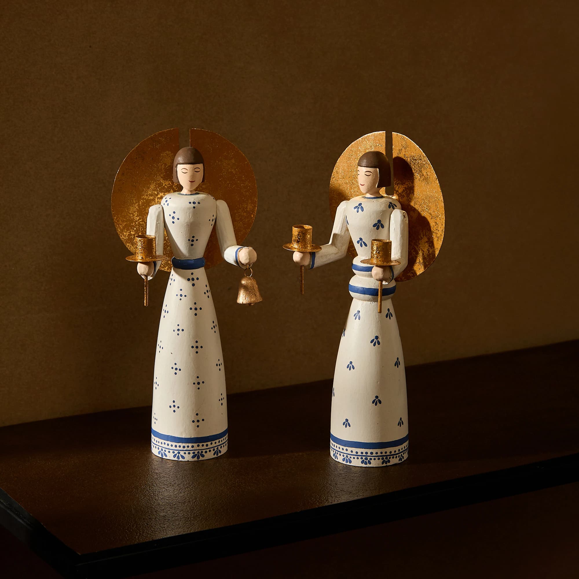 El Corte Inglés Set de 2 candelabros Ángeles Navidad 🕯️