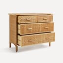 Thumbnail 3 de El Corte Inglés Manila cómoda 4 cajones ratán