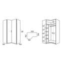 Thumbnail 1 de El Corte Inglés Noel Armario rincón 4 estantes
