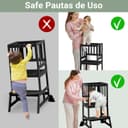 Thumbnail 5 de COSYLAND Torre de Aprendizaje Montessori - Negro 🛠️