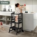 Thumbnail 8 de COSYLAND Torre de Aprendizaje Montessori - Negro 🛠️