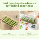 Thumbnail 1 de Cubiteras Green Hhielo, Moldes Reutilizables de 64 ❄️