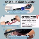 Thumbnail 1 de Curtain Rod Metal Blanco 62-187cm con Bolas y Soportes✨