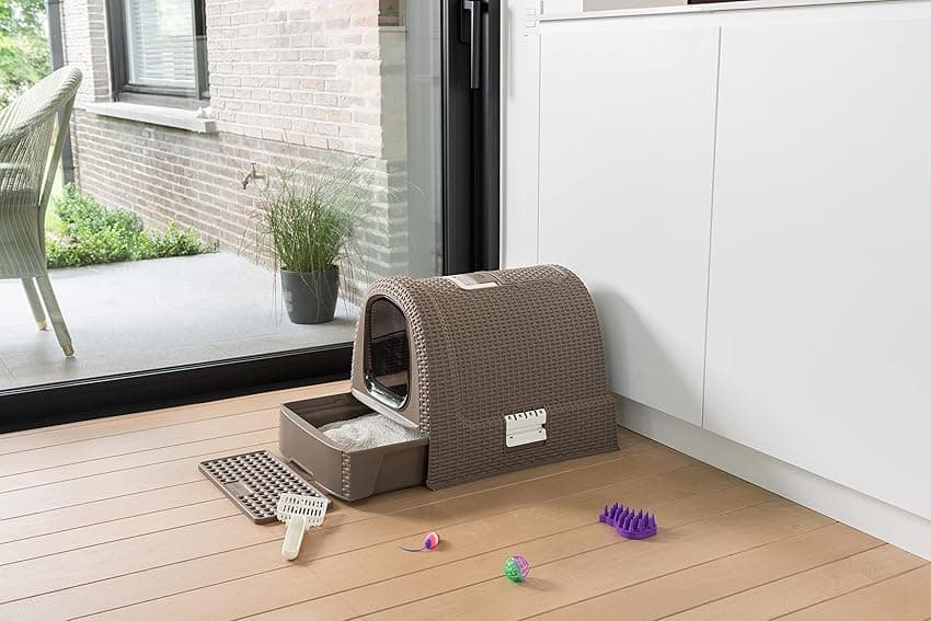 Curver K&Bz Caja de Arena para Gato Mocha 🐾