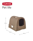 Thumbnail 4 de Curver K&Bz Caja de Arena para Gato Mocha 🐾