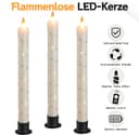 Thumbnail 1 de Da by 3 Velas Cónicas LED sin llama con control remoto, 9.6" ✨