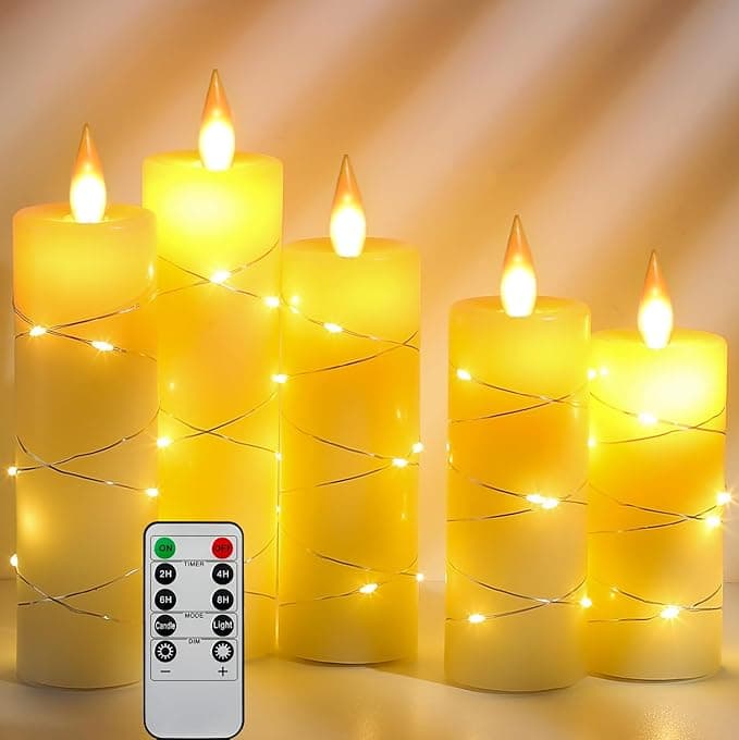 Da by Velas LED con control remoto y llama danzante 🕯️