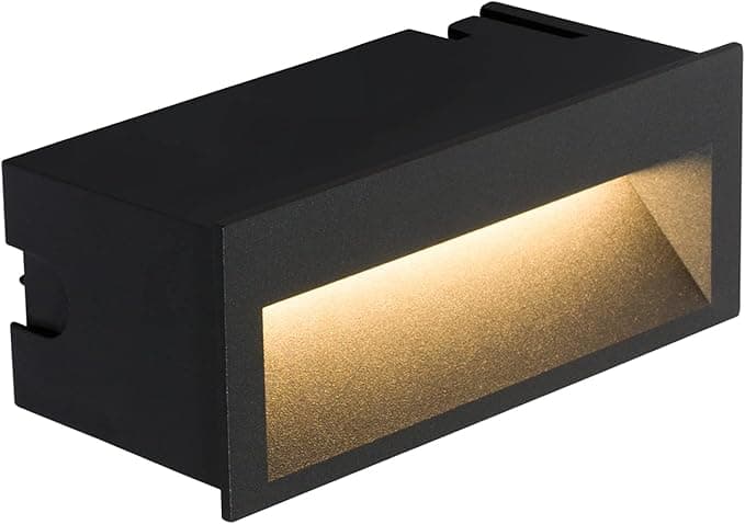 DAWALIGHT LED Empotrable Exterior 4W IP65 Gris Oscuro 💡