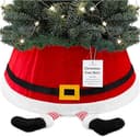Thumbnail principal de DECO EXPRESS Falda de Árbol de Navidad 🎄 Diseño Santa Rojo