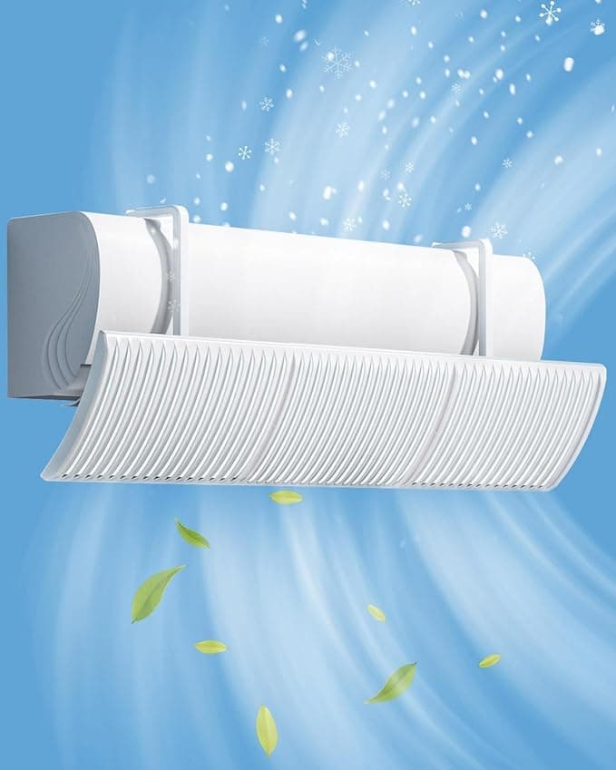 Deflector de aire acondicionado universal ajustable 🌀 para oficina y hogar