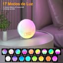 Thumbnail 3 de Despertador Luz Bluetooth Simulación Amanecer con 17 luces 🌅