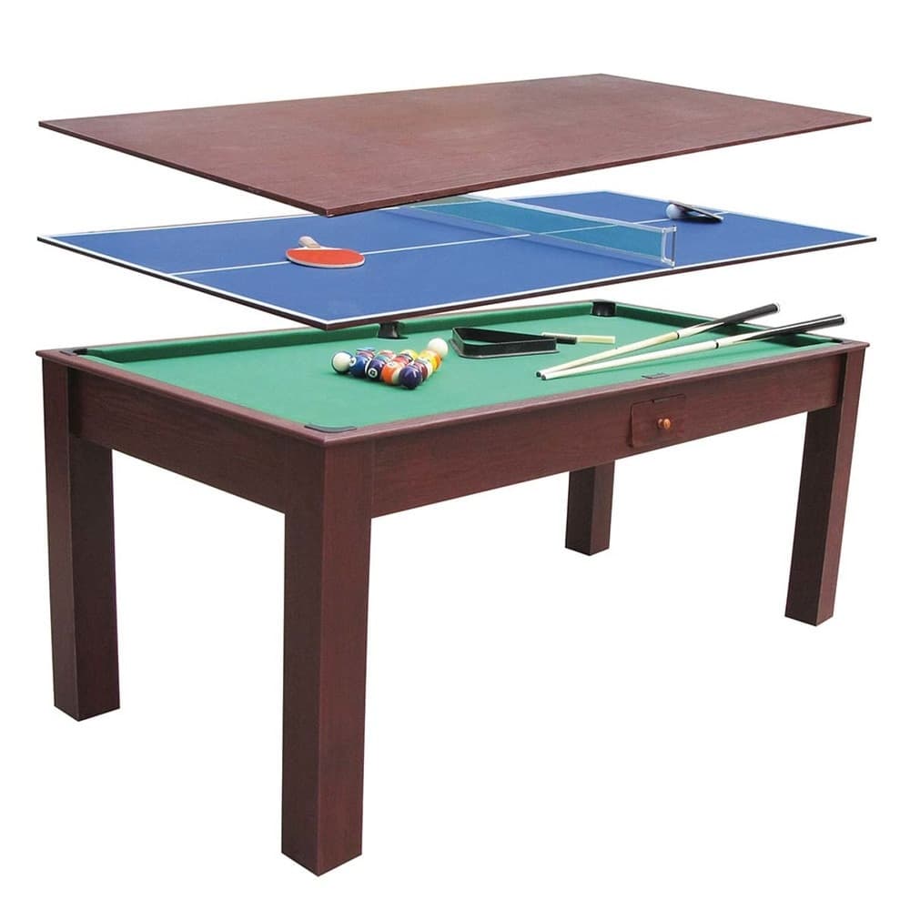 Devessport Multijuego 3 en 1 — mesa de billar y ping pong 🎯