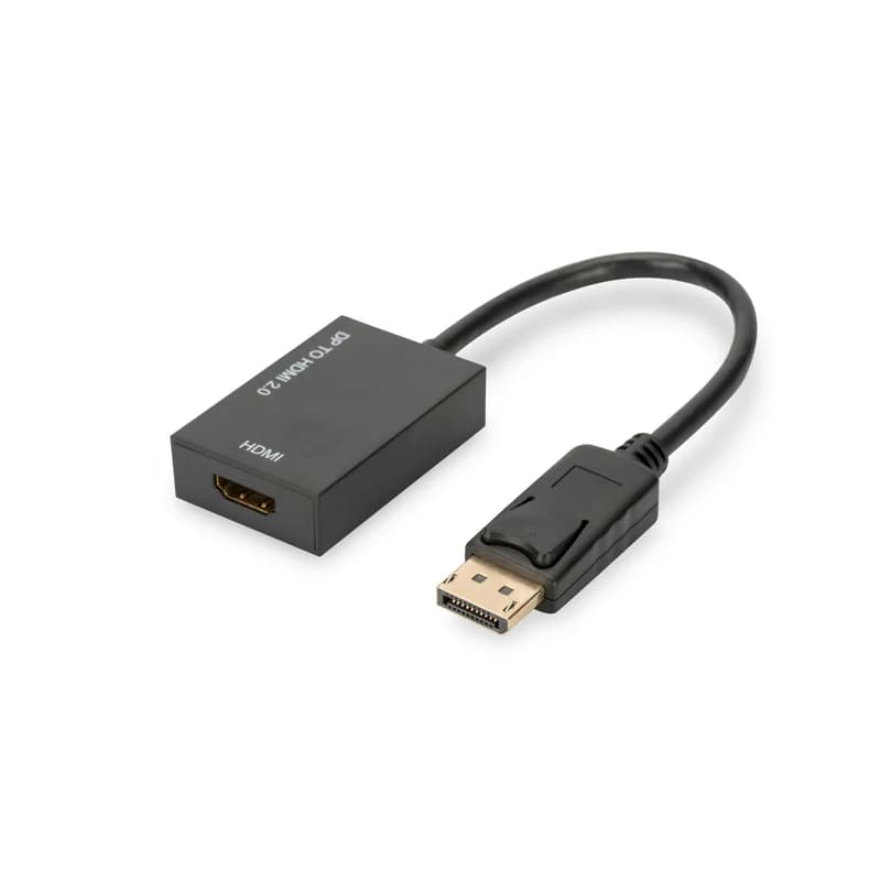 Imagen de Digitus Cable adaptador DisplayPort–HDMI Tipo A 0,2 m con bloqueo 📺 en OfertitasTOP